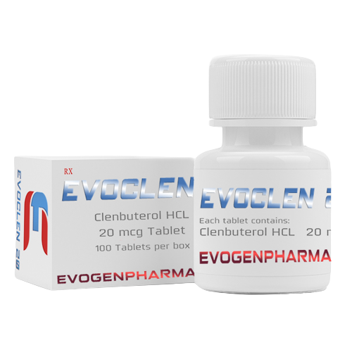 Evogen Pharma Clenbuterol 20MG 100 TABLET