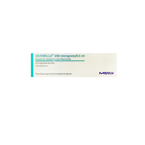 Ovitrelle 250 Mikrogram/0,5ML 6500 Ünite Kullanıma Hazır Şırıngada Enjeksiyonluk Çözelti